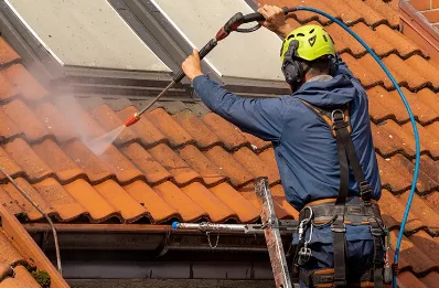 Démoussage et hydrofuge de toiture à Oberbruck